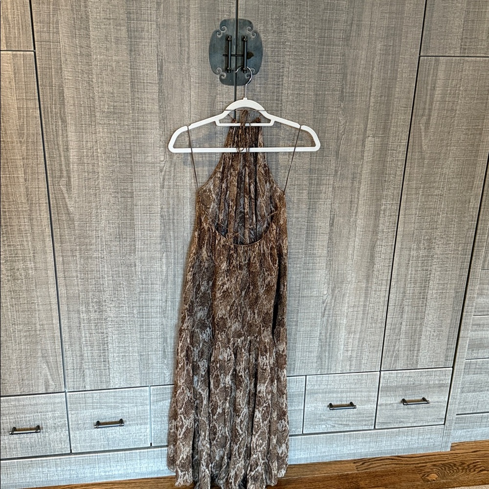 Zara Collection Printed Halter Dress, - Picture 4 of 17